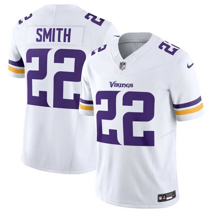 Men & Women & Youth Minnesota Vikings #22 Harrison Smith White 2023 F.U.S.E. Vapor Untouchable Stitched Jersey
